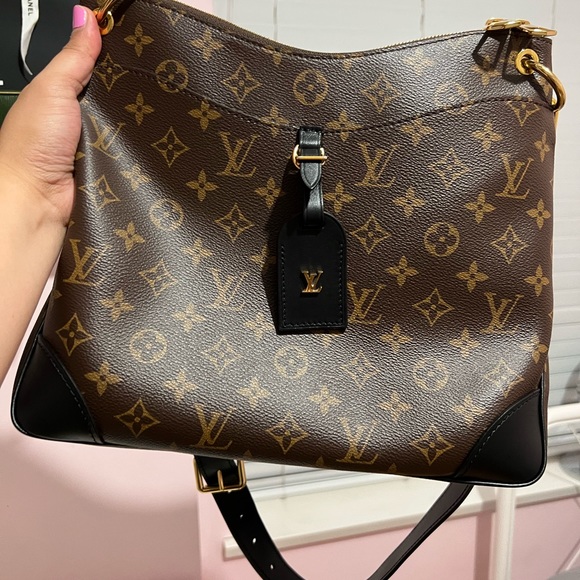 ❣️❣️❣️SOLD on IG❣️❣️❣️ Monogram black leather Odeon MM - Picture 10 of 16